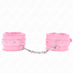 Comprar KINK - MUÑEQUERAS FORRADAS PREMIUM ROSA CON CORREA ROSA AJUSTABLE 17-29 CM X 6 CM al mejor precio - Envíos Discretos