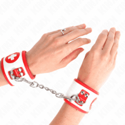 Comprar KINK - MUÑEQUERAS MINI ENFERMERA AJUSTABLE 18-23 CM X 5 CM al mejor precio - Envíos Discretos