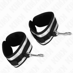 Comprar KINK - MUÑEQUERAS NEOPRENO GRISES 23 X 5 CM al mejor precio - Envíos Discretos