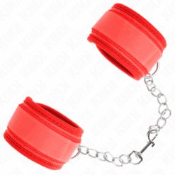Comprar KINK - MUÑEQUERAS NEOPRENO ROJO 42 X 5 CM al mejor precio - Envíos Discretos