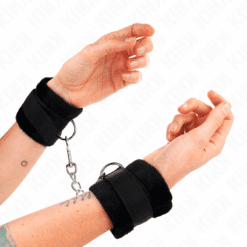 Comprar KINK - MUÑEQUERAS PARA PRINCIPIANTES NEGRO 30 X 7 CM al mejor precio - Envíos Discretos