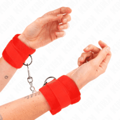 Comprar KINK - MUÑEQUERAS PARA PRINCIPIANTES ROJO 30 X 7 CM al mejor precio - Envíos Discretos