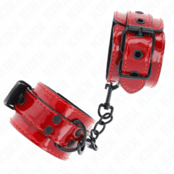 Comprar KINK - MUÑEQUERAS ROJO OSCURO 23 X 5 CM al mejor precio - Envíos Discretos