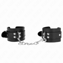 Comprar KINK - MUÑEQUERAS SENCILLAS NEGRO AJUSTABLE 20-23 CM X 5.5 CM al mejor precio - Envíos Discretos