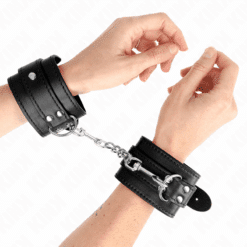 Comprar KINK - MUÑEQUERAS SENCILLAS NEGRO AJUSTABLE 20-23 CM X 5.5 CM al mejor precio - Envíos Discretos