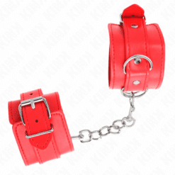 Comprar KINK - MUÑEQUERAS SENCILLAS ROJO AJUSTABLE 20-23 CM X 5.5 CM al mejor precio - Envíos Discretos