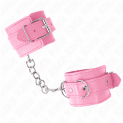 Comprar KINK - MUÑEQUERAS SENCILLAS ROSA AJUSTABLE 20-23 CM X 5.5 CM al mejor precio - Envíos Discretos