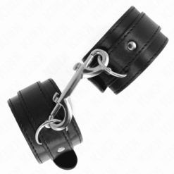 Comprar KINK - MUÑEQUERAS SIMPLES CON FILA DE REMACHES NEGRO AJUSTABLE 17-28 CM X 5 CM al mejor precio - Envíos Discretos
