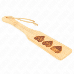 Comprar KINK - PALA DE BAMBÚ DISEÑO CORAZÓN 32 X 5.5 CM al mejor precio - Envíos Discretos