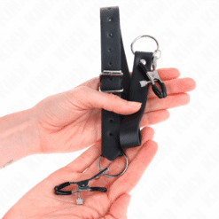 Comprar KINK - PINZAS PARA CLÍTORIS 4 ENGANCHES AJUSTABLE 34-48 CM al mejor precio - Envíos Discretos