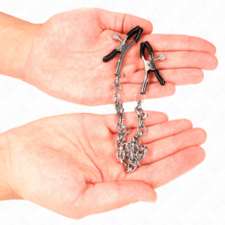 Comprar KINK - PINZAS PARA PEZONES CON CADENA GRUESA 30 CM al mejor precio - Envíos Discretos