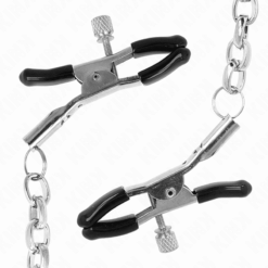 Comprar KINK - PINZAS PARA PEZONES CON CADENA GRUESA 30 CM al mejor precio - Envíos Discretos