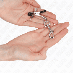 Comprar KINK - PINZAS PARA PEZONES CON GANCHO 6 CM al mejor precio - Envíos Discretos