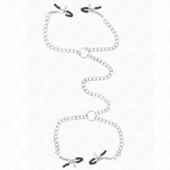 Comprar KINK - PINZAS PARA PEZONES DOBLE 32 CM CON CADENAS 14 CM al mejor precio - Envíos Discretos