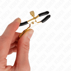 Comprar KINK - PINZAS PARA PEZONES DORADO 6 CM al mejor precio - Envíos Discretos
