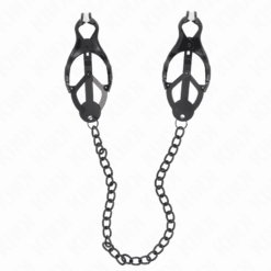 Comprar KINK - PINZAS PARA PEZONES ESTILO JAPONÉS CON CADENA NEGRO 30 CM al mejor precio - Envíos Discretos