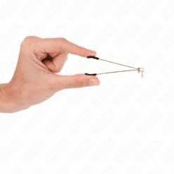 Comprar KINK - PINZAS PARA PEZONES FINA DORADO 7 CM al mejor precio - Envíos Discretos