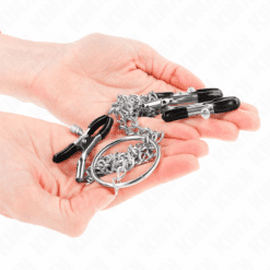 Comprar KINK - PINZAS PARA PEZONES Y CLÍTORIS CON CADENA 30 CM MODELO 2 al mejor precio - Envíos Discretos