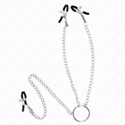 Comprar KINK - PINZAS PARA PEZONES Y CLÍTORIS CON CADENA 30 CM MODELO 2 al mejor precio - Envíos Discretos