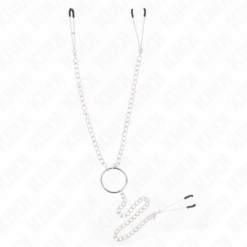 Comprar KINK - PINZAS PARA PEZONES Y CLÍTORIS CON CADENA 30 CM MODELO 1 al mejor precio - Envíos Discretos