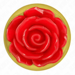 Comprar KINK - PLUG ANAL DORADO ROSA ROJA TALLA L al mejor precio - Envíos Discretos