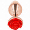 Comprar KINK - PLUG ANAL ORO ROSADO ROSA ROJA L al mejor precio - Envíos Discretos