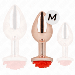 Comprar KINK - PLUG ANAL ORO ROSADO ROSA ROJA M al mejor precio - Envíos Discretos