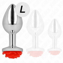 Comprar KINK - PLUG ANAL ROSA ROJA TALLA L al mejor precio - Envíos Discretos