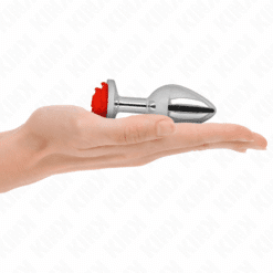 Comprar KINK - PLUG ANAL ROSA ROJA TALLA M al mejor precio - Envíos Discretos