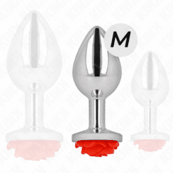 Comprar KINK - PLUG ANAL ROSA ROJA TALLA M al mejor precio - Envíos Discretos