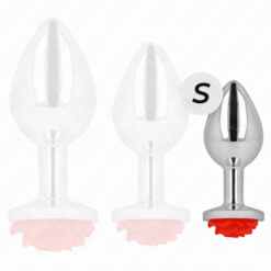 Comprar KINK - PLUG ANAL ROSA ROJA TALLA S al mejor precio - Envíos Discretos