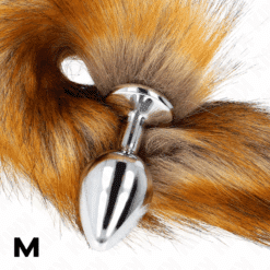 Comprar KINK - PLUG ANAL TALLA M 8 X 3.5 CM CON COLA SINTÉTICA 40 CM MARRÓN al mejor precio - Envíos Discretos