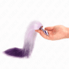 Comprar KINK - PLUG ANAL TALLA S 7 X 3 CM CON COLA SINTÉTICA 40 CM VIOLETA al mejor precio - Envíos Discretos