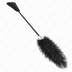Comprar KINK - PLUMAS DE AVESTRUZ PARA COSQUILLAS CON PALETA DE ENCAJE 56 CM al mejor precio - Envíos Discretos