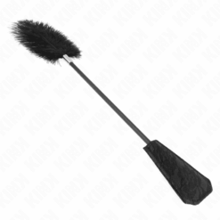 Comprar KINK - PLUMAS DE AVESTRUZ PARA COSQUILLAS CON PALETA DE ENCAJE 56 CM al mejor precio - Envíos Discretos
