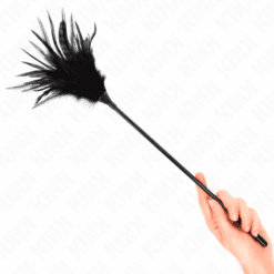 Comprar KINK - PLUMAS MÚLTIPLES PARA COSQUILLAS NEGRO 45 CM al mejor precio - Envíos Discretos