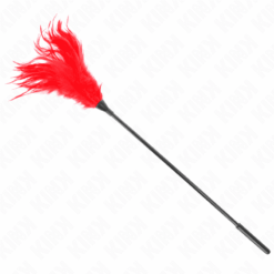 Comprar KINK - PLUMAS MÚLTIPLES PARA COSQUILLAS ROJO 45 CM al mejor precio - Envíos Discretos