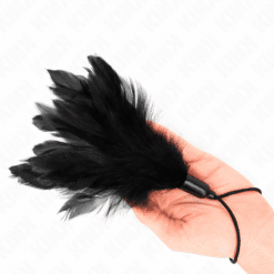 Comprar KINK - PLUMAS PARA COSQUILLAS CON MANGO DE CUERDA BASE DE PLÁSTICO 15 CM al mejor precio - Envíos Discretos