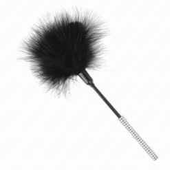 Comprar KINK - PLUMAS PARA COSQUILLAS CON MANGO DE DIAMANTES DE IMITACIÓN 27 CM al mejor precio - Envíos Discretos