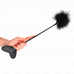 Comprar KINK - PLUMAS PARA COSQUILLAS CON PALETA DE CORAZÓN 31 CM al mejor precio - Envíos Discretos