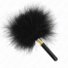 Comprar KINK - PLUMAS PARA COSQUILLAS METAL DORADO NEGRA 18 CM al mejor precio - Envíos Discretos