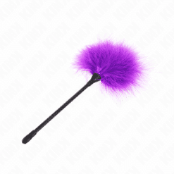 Comprar KINK - PLUMAS PARA COSQUILLAS MORADO USADO PARA EL KIT BONDAGE 27 CM al mejor precio - Envíos Discretos