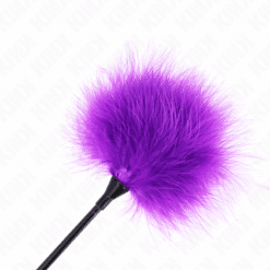 Comprar KINK - PLUMAS PARA COSQUILLAS MORADO USADO PARA EL KIT BONDAGE 27 CM al mejor precio - Envíos Discretos