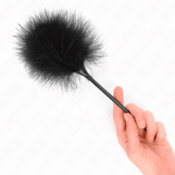 Comprar KINK - PLUMAS PARA COSQUILLAS NEGRO USADO PARA EL KIT BONDAGE 27 CM al mejor precio - Envíos Discretos