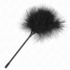 Comprar KINK - PLUMAS PARA COSQUILLAS NEGRO USADO PARA EL KIT BONDAGE 27 CM al mejor precio - Envíos Discretos