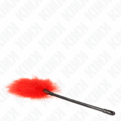 Comprar KINK - PLUMAS PARA COSQUILLAS ROJO USADO PARA EL KIT BONDAGE 27 CM al mejor precio - Envíos Discretos