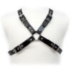 Comprar LEATHER BODY - BLACK BUCKLE HARNESS FOR MEN al mejor precio - Envíos Discretos