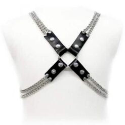 Comprar LEATHER BODY - CHAIN HARNESS al mejor precio - Envíos Discretos