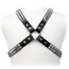 Comprar LEATHER BODY - PYRAMID STUD HARNESS al mejor precio - Envíos Discretos