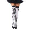 Comprar LEG AVENUE - CALCETINES ALTOS ARLEQUIN NEGRO/BLANCO al mejor precio - Envíos Discretos